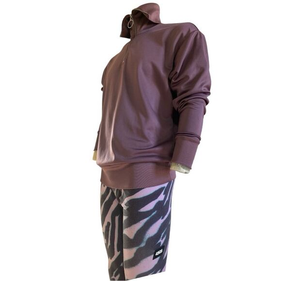 NOAK Lavender Lux Pullover with Zip-Collar - Picture 9 of 11